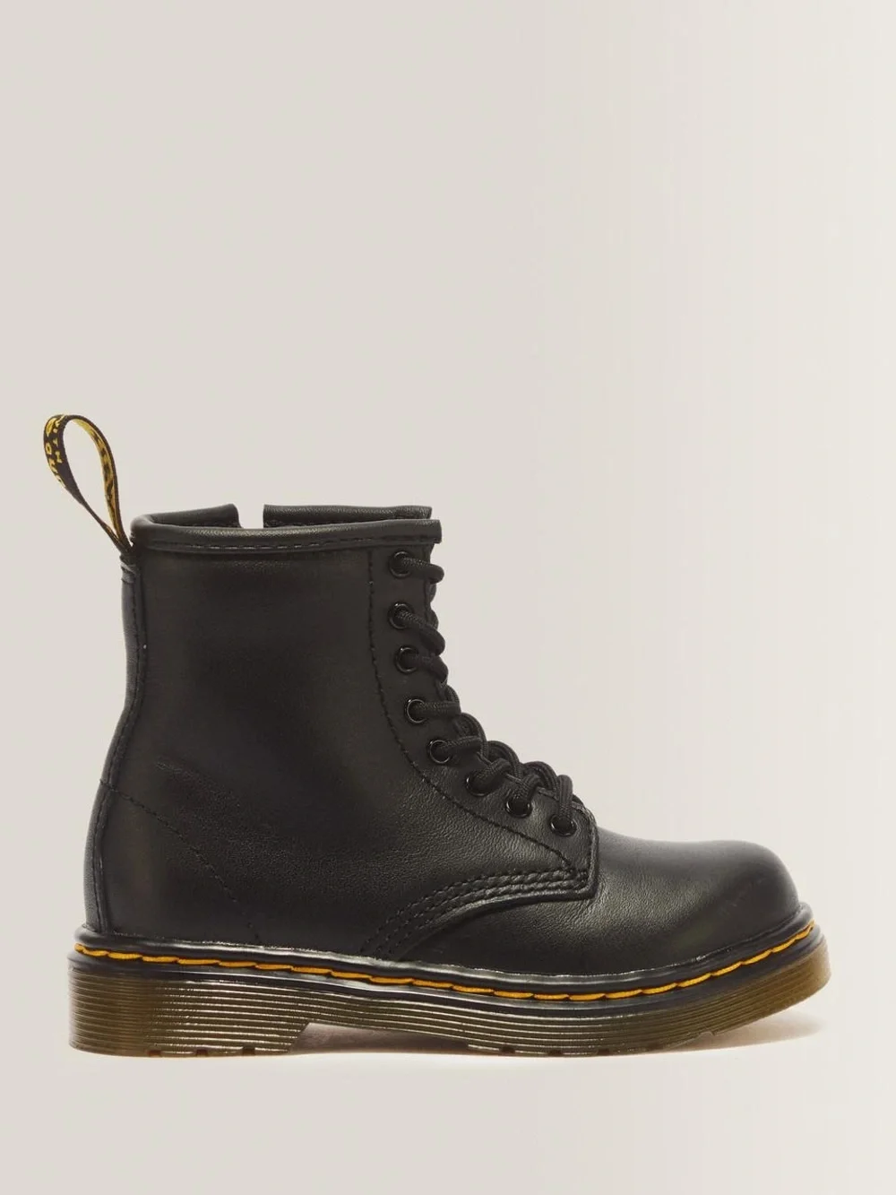 Dr. Martens 1460 J Softy T Black Leather Boots Unisex Kids Size US 13